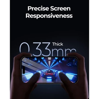 AUKEY SP-YS10 ฟิล์มกระจก/กระจกกันรอย iPhone 15 / 15 Plus / 15 Pro / 15 Pro Max PriviShield Privacy Tempered Glass