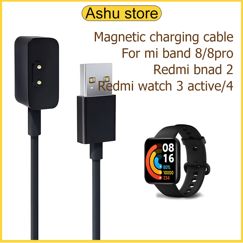 เครื่องชาร์จแม่เหล็กสำหรับ Redmi Watch 5 4 / Watch 5 Lite / Watch 5 Active/Mi Band 10 9 8 Smartwatch สายชาร์จ USB สากล