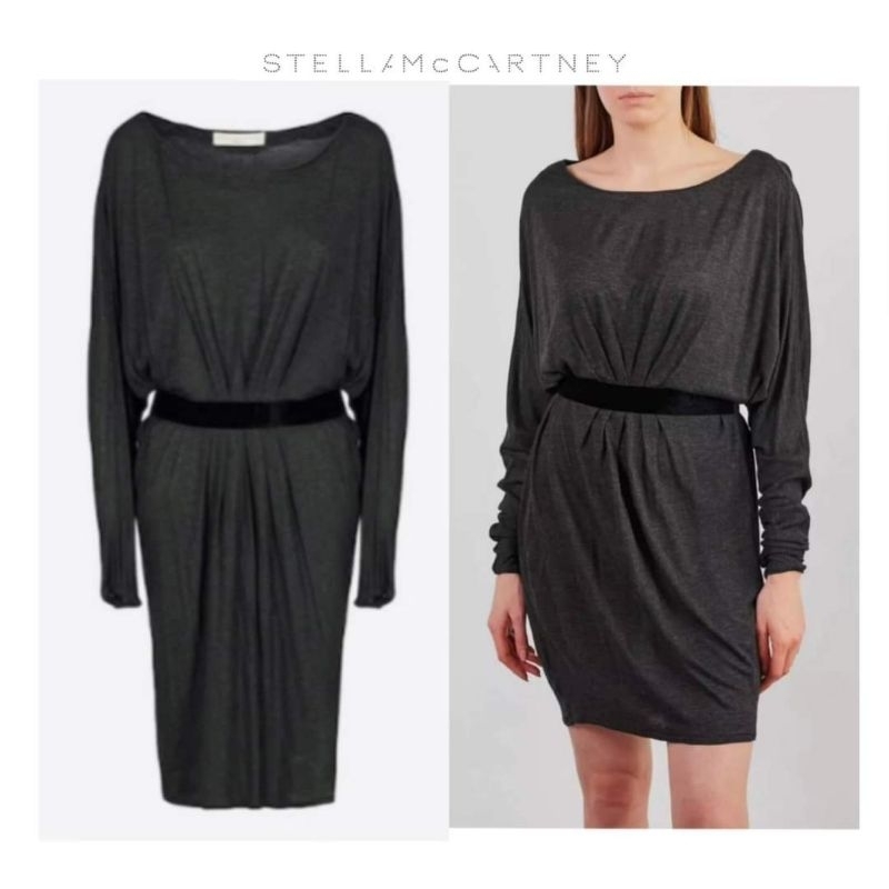 Stella McCartney Tie Waist Jersey Dress