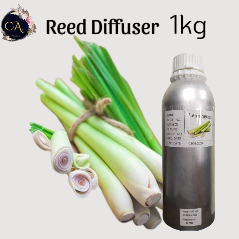 Reed Diffuser กลิ่น”Lemongrass “1kg ก้านไม้หอม