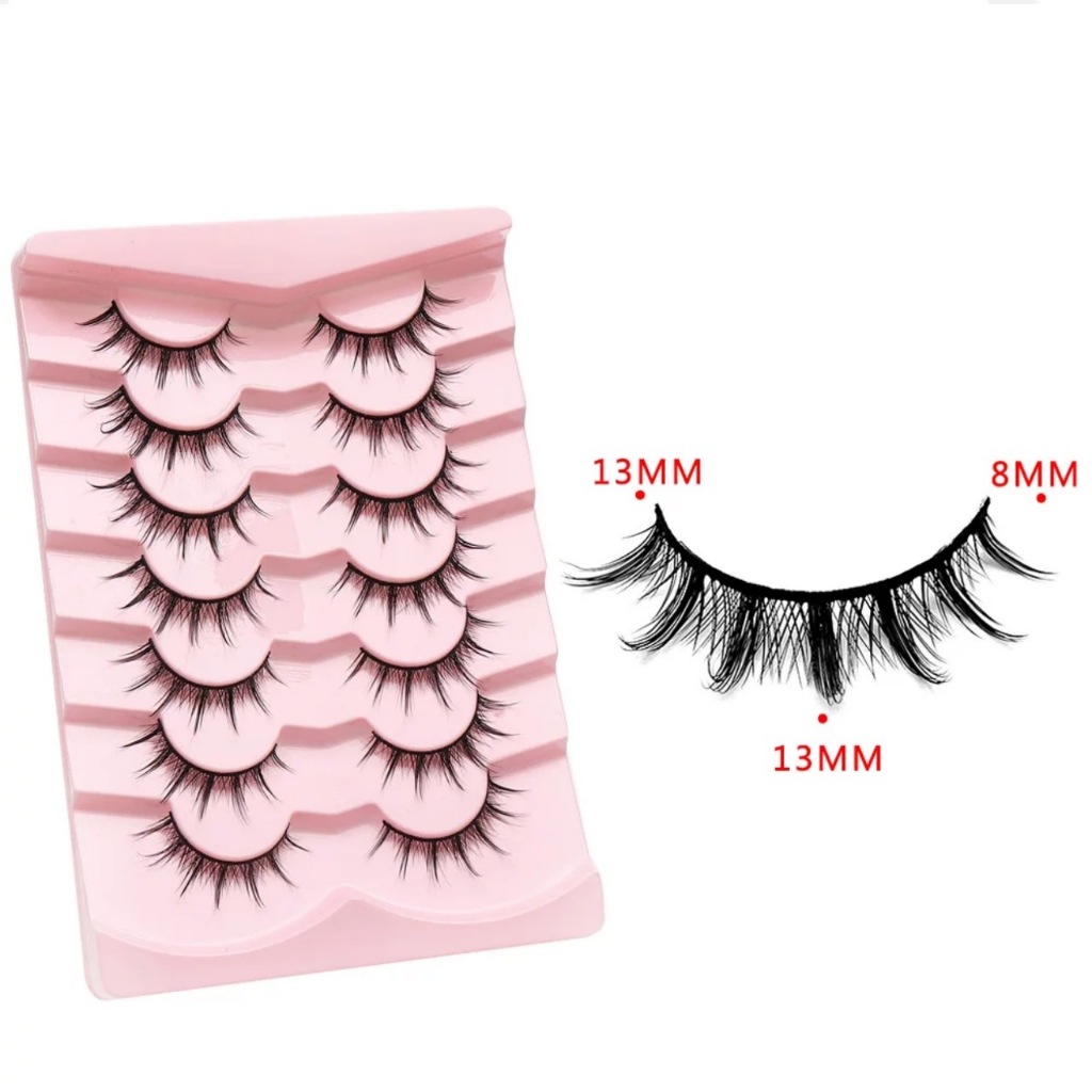 ขนตาปลอม รุ่น KIARA ขนตาปลอมสายฝอ ขนตาปลอม 3D ความยาว 13 mm. ยาวนุ่ม ไม่แข็ง แกนเอ็นบางใส ขนนุ่มเบา สบายตา ราคา ถูกที่สุด ดีลบีเคเค แกลเลอรีภาพที่ 7