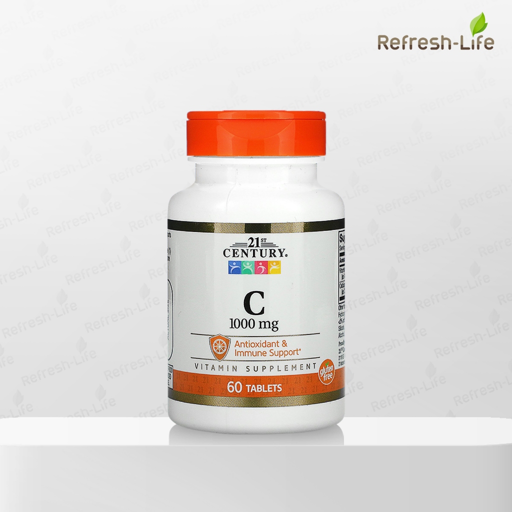 [พร้อมส่ง] 21st Century Vitamin C 1000 mg วิตามินซี 1000 มิลลิกรัม [Refresh-Life]