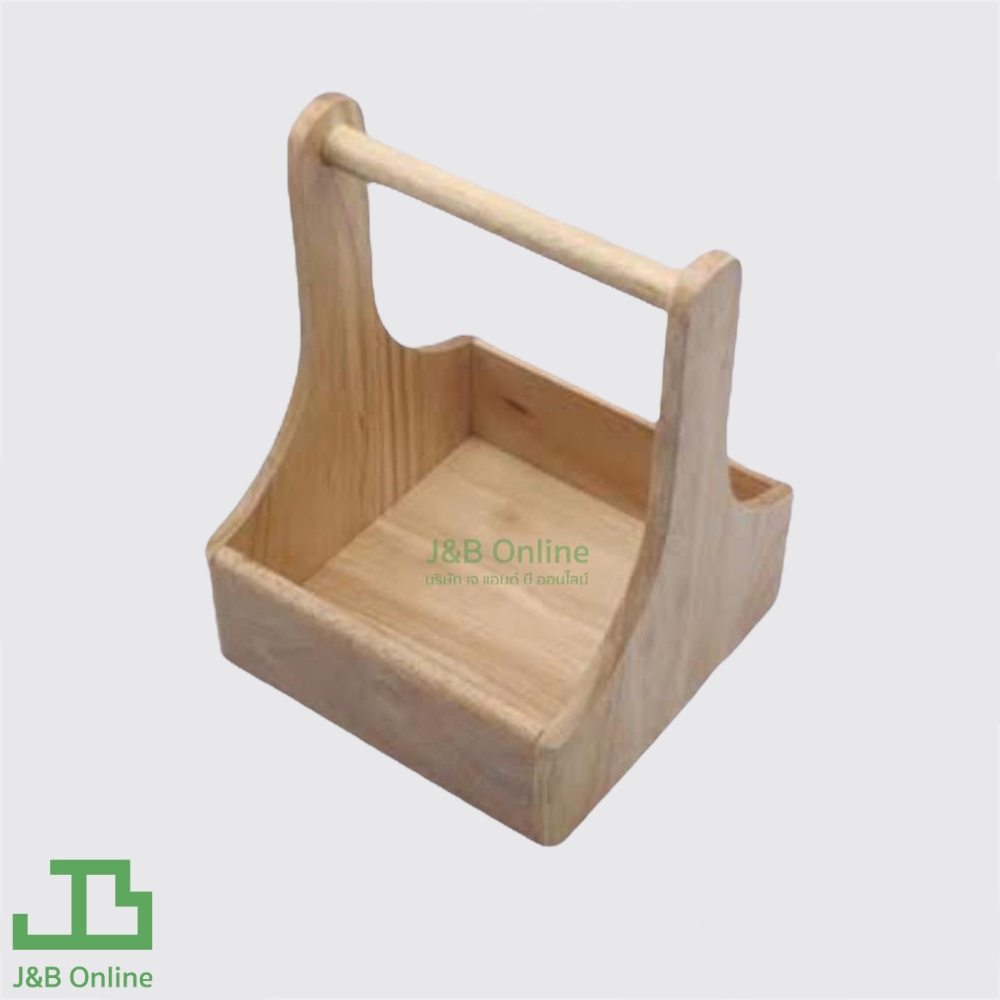 ตะกร้าซอส ตะกร้าไม้ กระเช้าไม้ กล่องไม้ ใส่เครื่องปรุง กระเช้าใส่เครื่องปรุงรส - รูปที่ 6