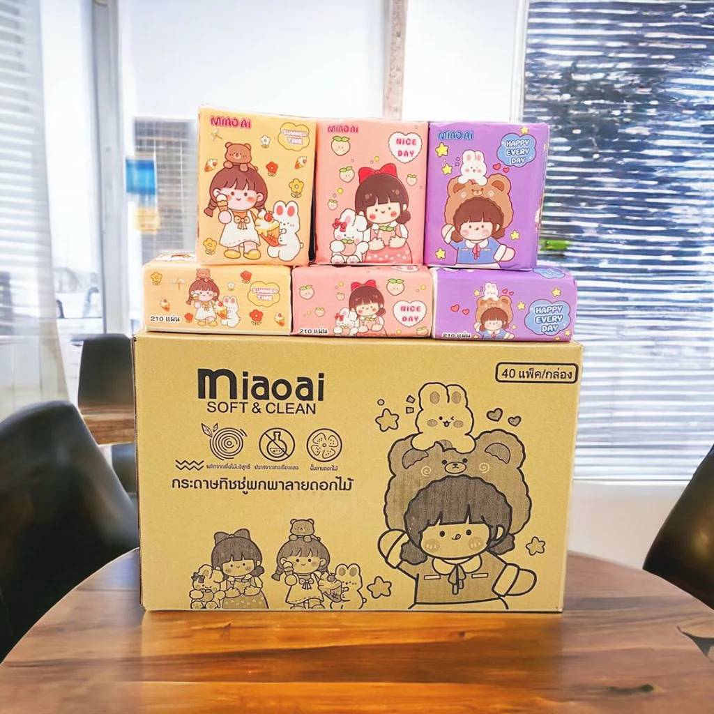 HOME818 กระดาษทิชชู (1ลัง40ห่อ)  ไม่เป็นขุย ราคาถูก NO.Y2