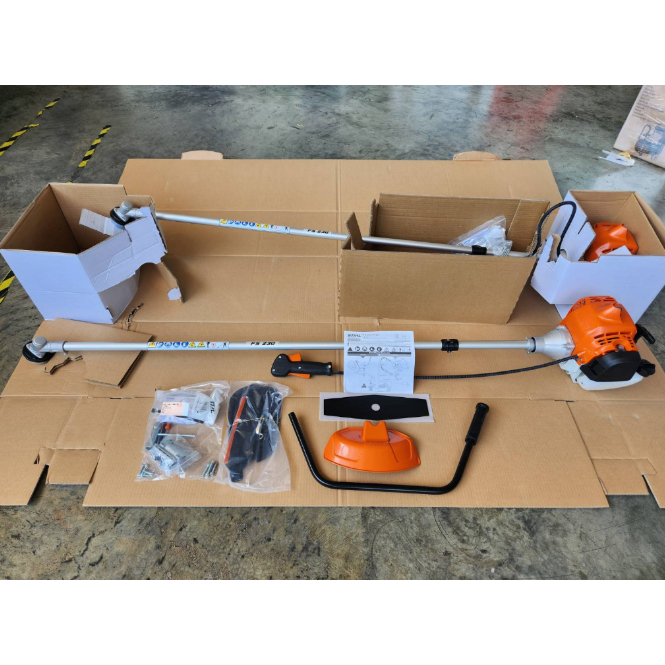 *รุ่นใหม่* STIHL เครื่องตัดหญ้า ชนิดหลังแข็ง 2จังหวะ 2.2แรงม้า รุ่น FS230 ของแท้ พร้อมส่ง ส่งด่วน