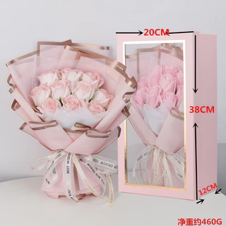 พร้อมส่ง🌹กุหลาบวาเลนไทน์ มีกลิ่นหอม ช่อดอกไม้ มาพร้อมกล่อง สวยหรู
