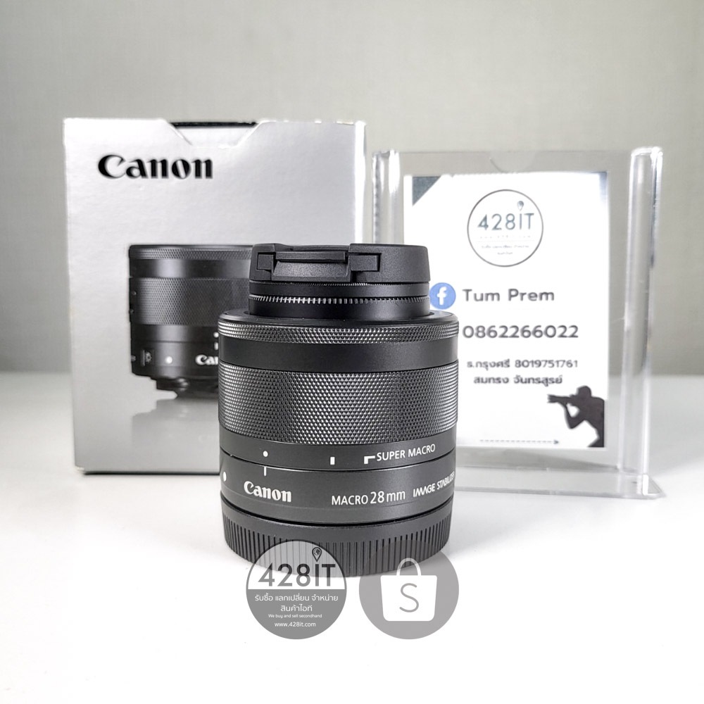 Canon EF-M 28mm f3.5 IS STM Macro สวยเหมือนใหม่