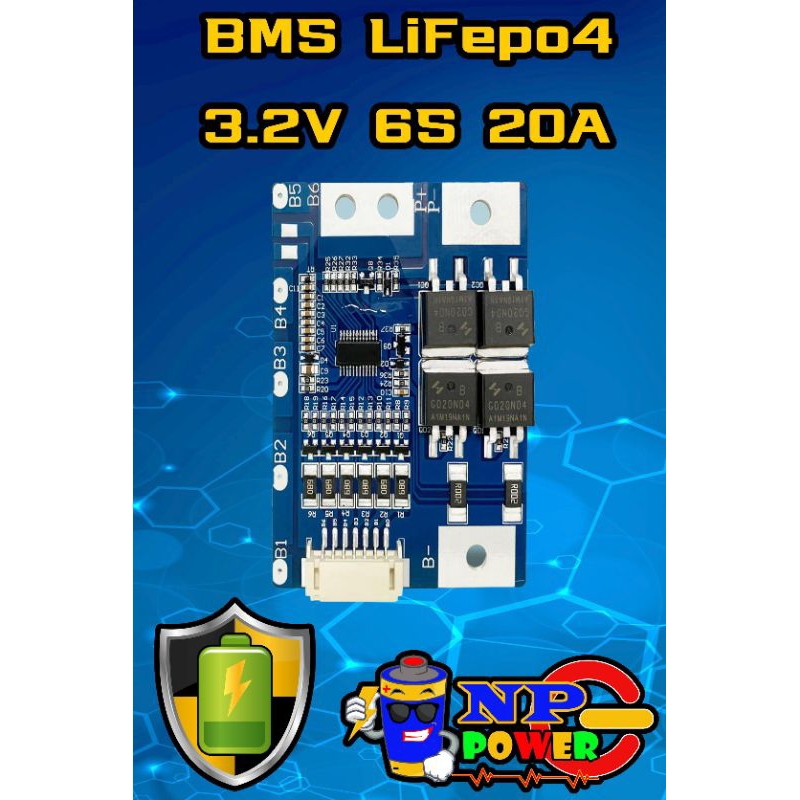 BMS 20-30A Lifepo4 (6S)