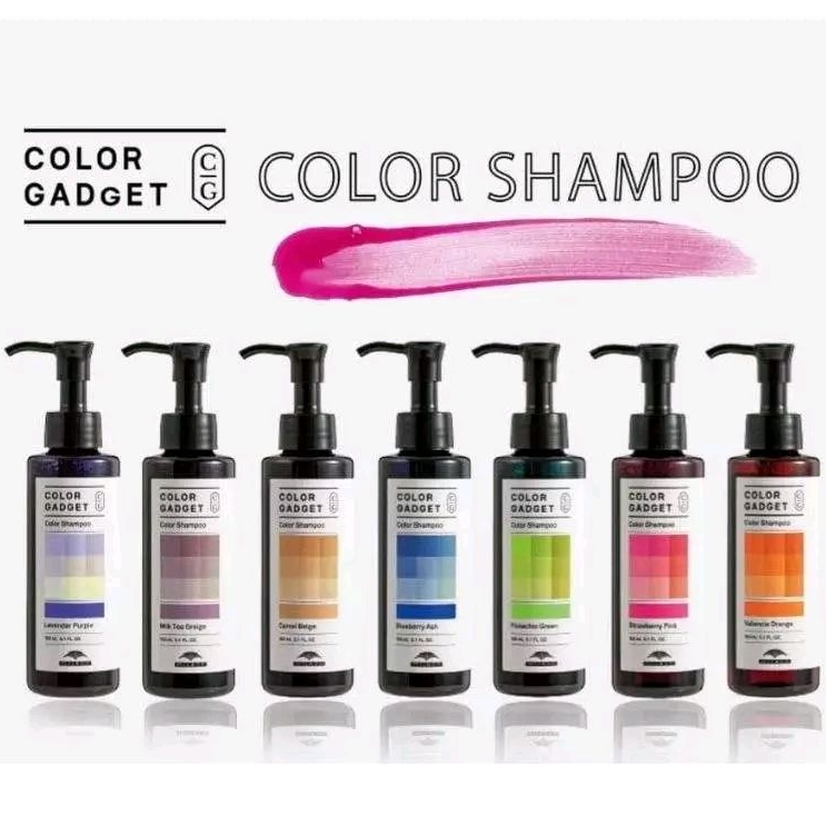 🔥เก็บโค้ดหน้าร้านหรือทักแชท🔥🔥ของแท้พร้อมส่ง🔥 Milbon Color gadget Color Shampoo 150ml  แชมพูสำหรับผมฟอกสี