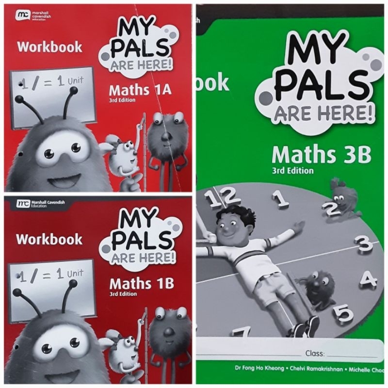 My Pals Are Here! Maths 3B: Workbook #แบบฝึกหัดวิชาคณิตศาสตร์ ชั้นป.1-ป.6# หลักสูตรสิงคโปร์