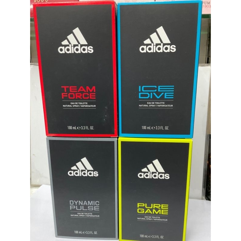 น้ำหอมผู้ชายแท้Adidas Ice Dive/ Adidas Pure Game/Adidas Dynamic Pulse for Men/Adidas ice diveEDT 100ml