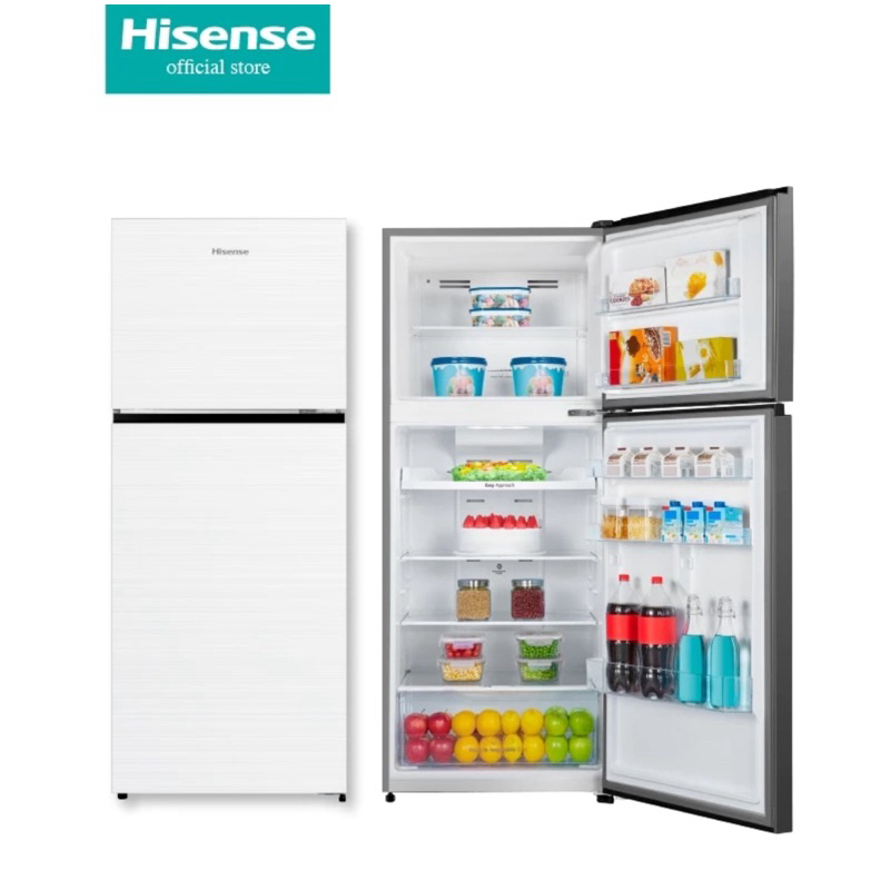 Hisense ตู้เย็น 2 ประตู :15 Q/424 ลิตร  รุ่น RT549N4TWU