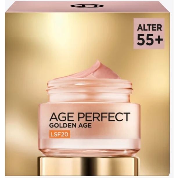 ครีมบำรุงผิวหน้า L'ORÉAL PARIS  Age Perfect Golden Age สูตรหน้าอมชมพู ผลิตจากเยอรมัน - รูปที่ 4