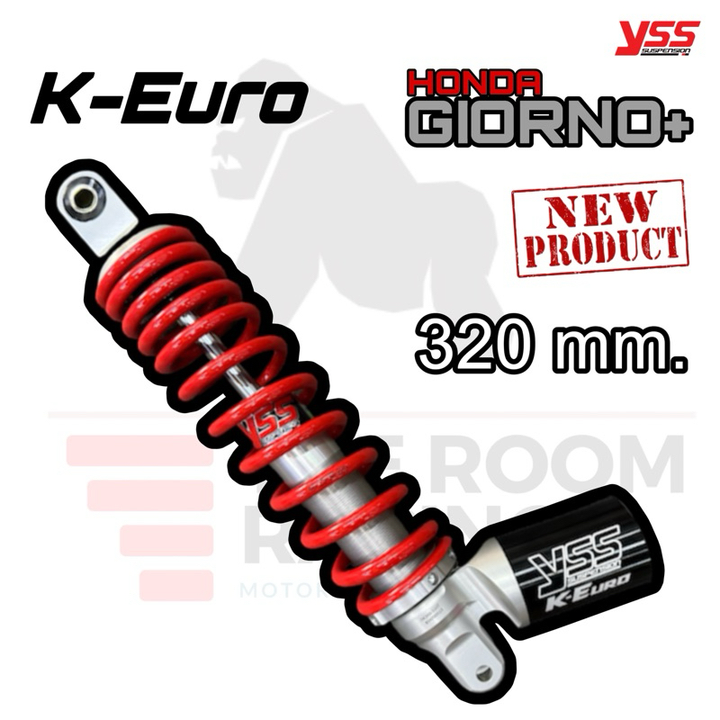 โช๊คหลัง Yss K-Euro Honda Giorno+ ความยาว 320mm แท้ 100%