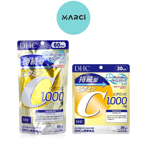 DHC Vitamin C Sustainable 1000mg วิตามินซีชนิดเม็ดละลายช้า สำหรับ 30 วัน(120 เม็ด) /60 วัน(240 เม็ด)