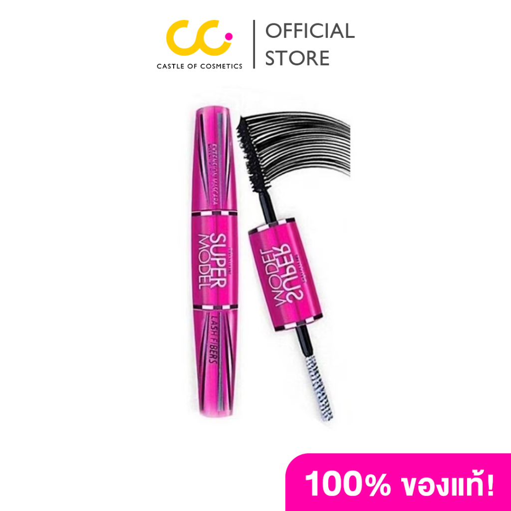 Mistine Super Model Miracle Lash Mascara Lash Mascara (5.5g) มิสทีน มาสคาร่า สูตรล้างออกง่าย