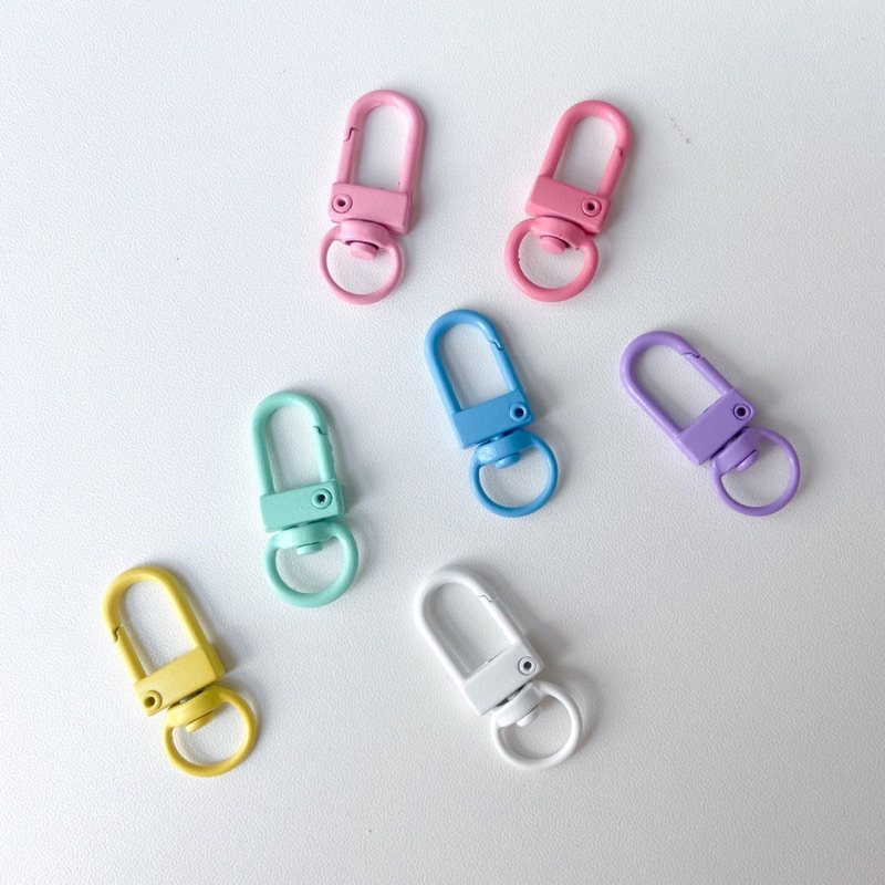 ♡  พร้อมส่ง | ตะขอ ก้ามปู ตัวยู พวงกุญแจ (ขั้นต่ำ 20 บาท)