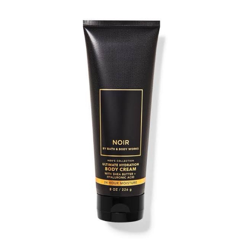 Bath & Body Works Noir Ultra Shea Body Cream Pour Homme 226g. ของแท้