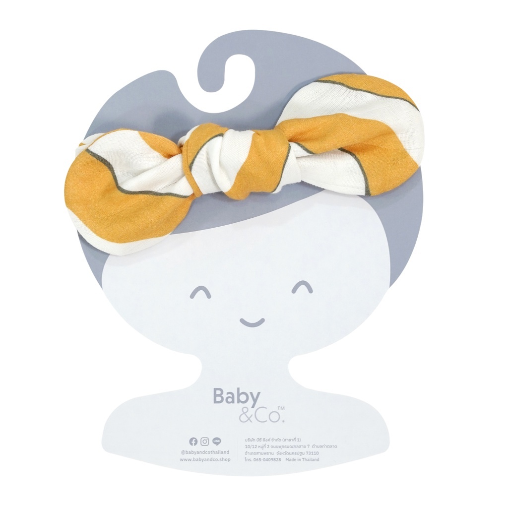 Baby & Co. Knot Headband ผ้าคาดผมลูกน้อยรุ่นผูกปม บรรจุ 1 ชิ้น