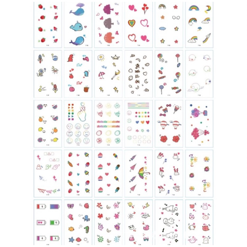 พร้อมส่ง Tattoö minimal แทททูมินิมอล