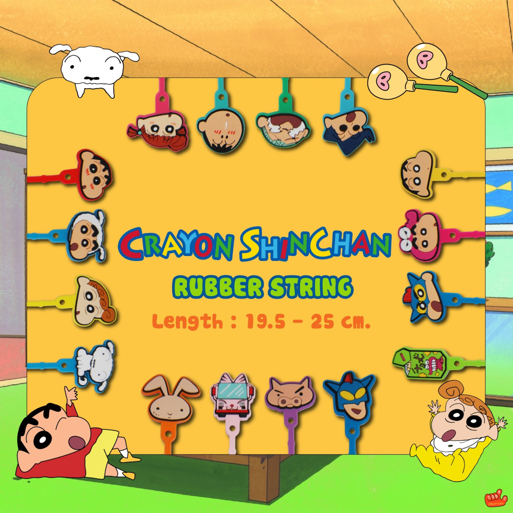 Rubber String Crayon Shin Chan