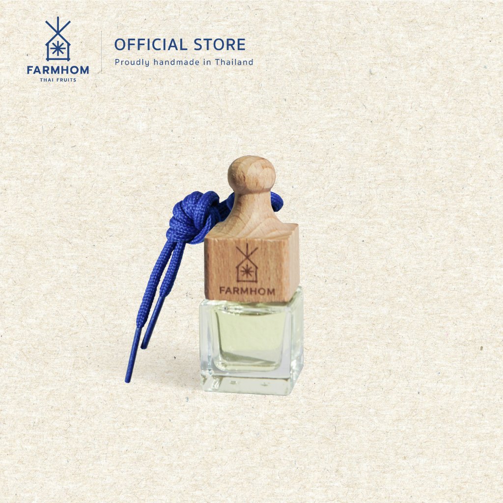 FARMHOM CAR FRESHENER 8ML - น้ำหอมปรับอากาศในรถยนต์ แบบแขวน กลิ่นหอมสดชื่น ใช้ได้นานกว่า 25 วัน
