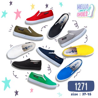 รองเท้าสลิปออน พื้นยางพารากันลื่น รุ่น 1271 สินค้าตรงปก จัดส…