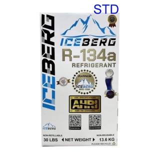 น้ำยาแอร์ R134 ยี่ห้อ ไอซ์เบิร์ก Iceberg น้ำหนัก 13.6 กิโล แท้100%