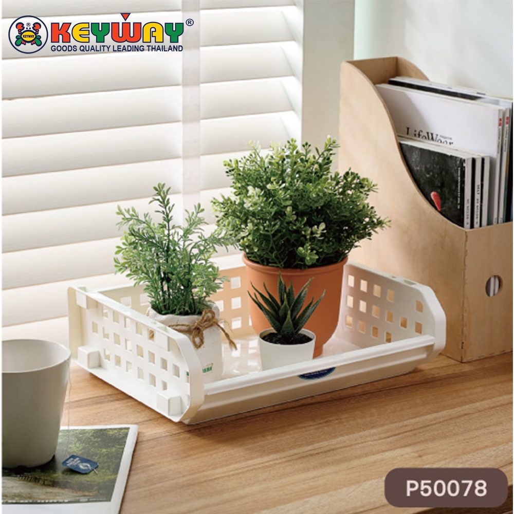 ตะกร้าอเนกประสงค์ ซ้อนได้ มีหลายขนาด Stackable Basket : P5-0078/P5-0079/P5-0081/P5-0085/P5-0086
