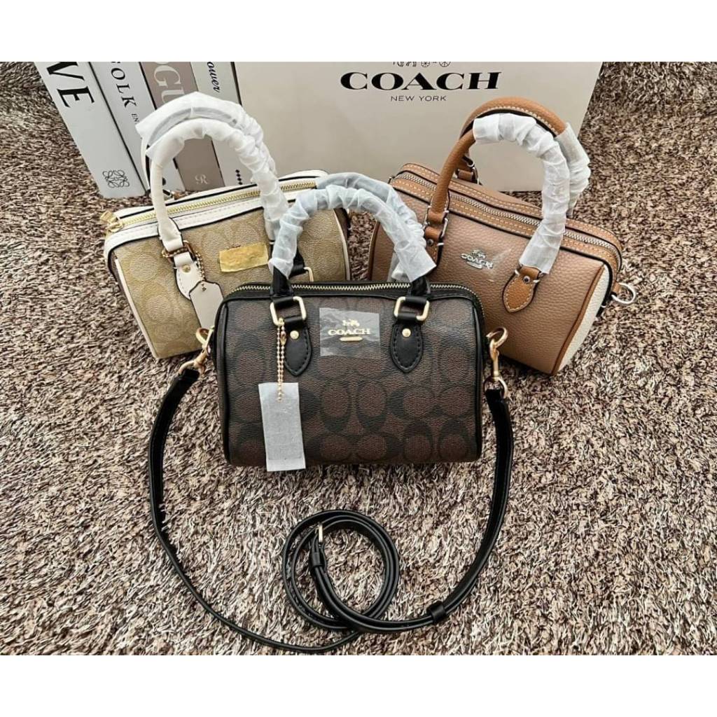💯Coach MINI ROWAN SATCHEL BAG ((CH159//160//469))