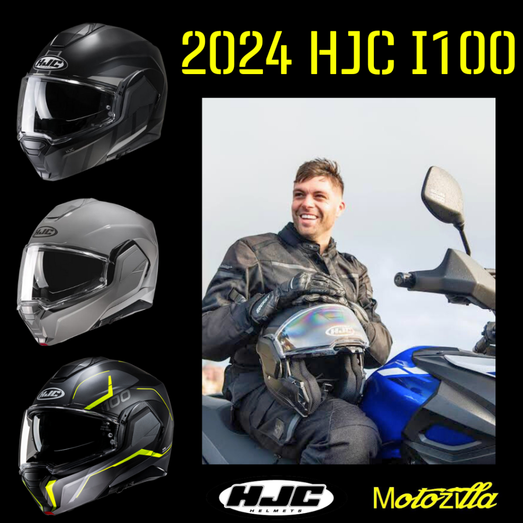 HJC รุ่น i100 Modular Flip-Back หมวกยกคาง-พับเก็บด้านหลัง