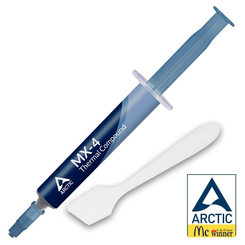 ARCTIC MX-4 ( 4 ,8 ,20 ) GRAMS *แถมฟรี ไม้ปาด* (Thermal compound/ ซิลิโคนนำความร้อน) PREMIUM Performance