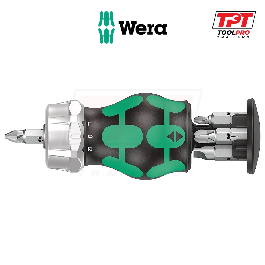 Wera ไขควงกรอกแกรกสั้น KK Stubby Magazin RA 3 (05008885001)