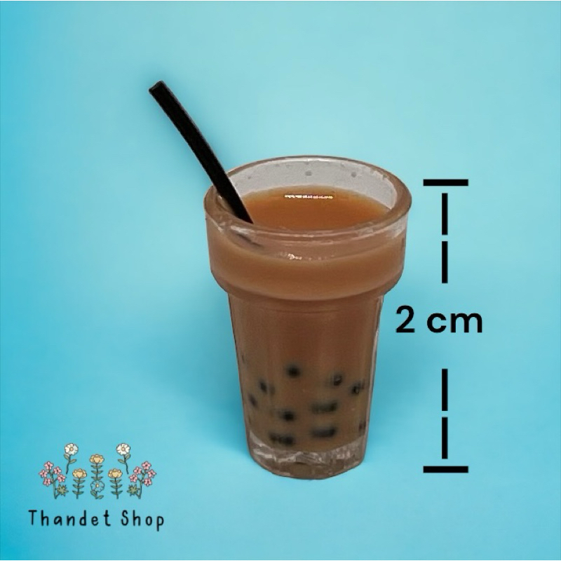 แก้วชาไข่มุกจิ๋ว เล่นกับ Art toy ได้ [พร้อมส่ง]