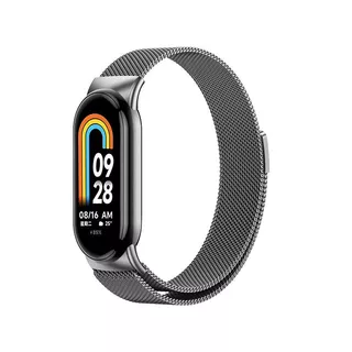 สายรัด Mi Band 3 สายรัดโลหะสแตนเลส Xiaomi Band 3 4 5 6 7 8 สายรัดแบบ Milanese Loop miband 8/9/10