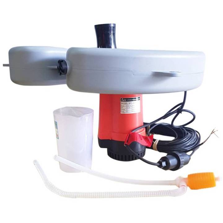 APP ปั๊มน้ำพุ แบบมีทุ่นลอย รุ่น BPS-400FRS กำลัง 400 วัตต์ 220V. ปั๊มน้ำพุ น้ำพุ ปั๊มน้ำ ติดตั้งง่าย