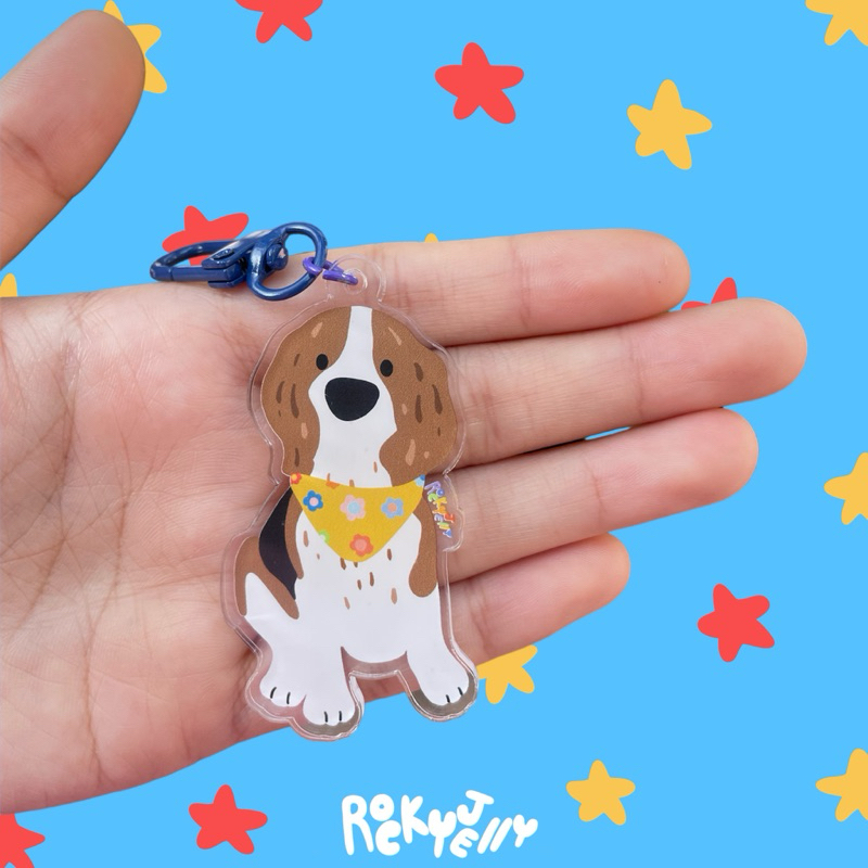 Rockyjelly - Keychain Beagle / Keychain 6cm