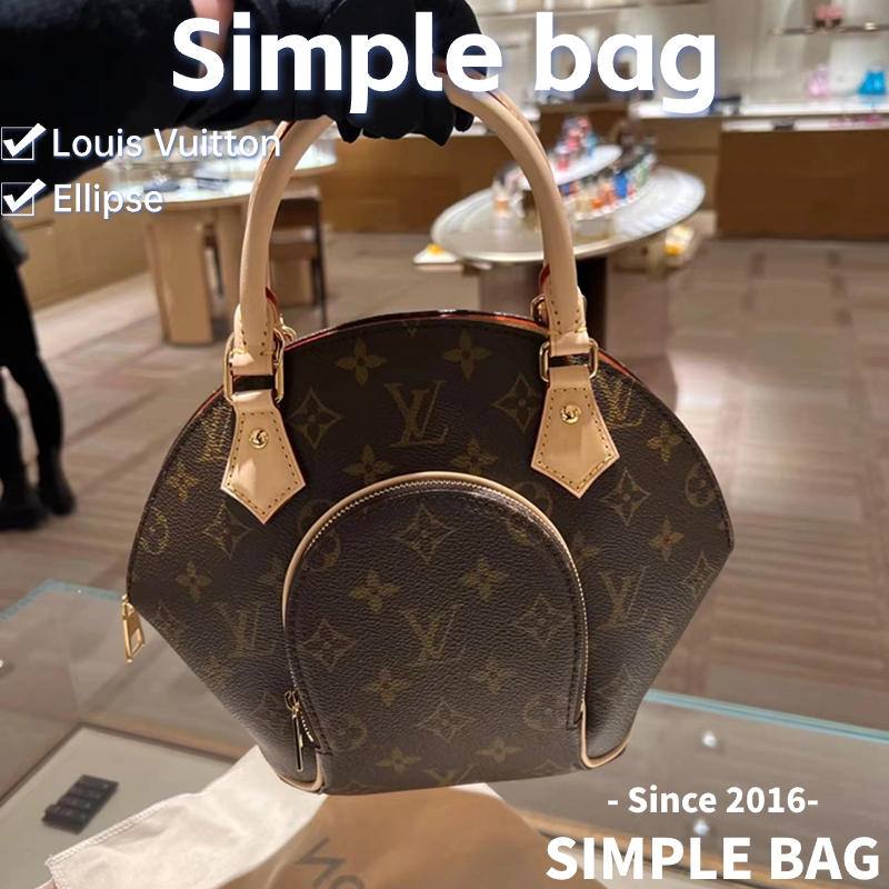 🍑หลุยส์วิตตอง Louis Vuitton Ellipse Shoulder bag LV กระเป๋า