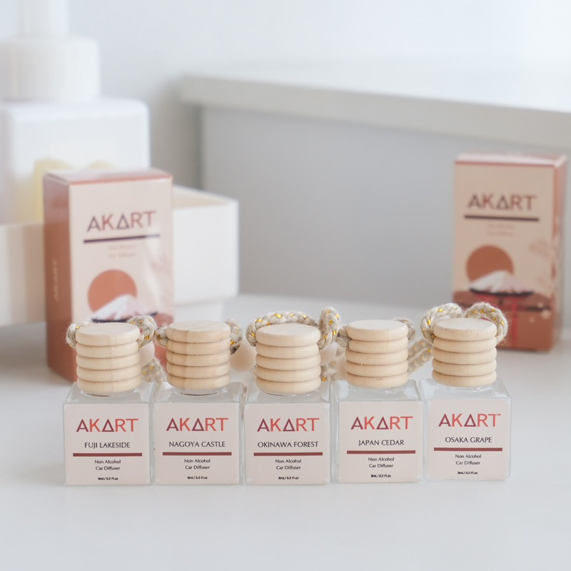 [ซื้อ5คุ้มกว่า] น้ำหอมรถยนต์ AKART Special Japan Collection