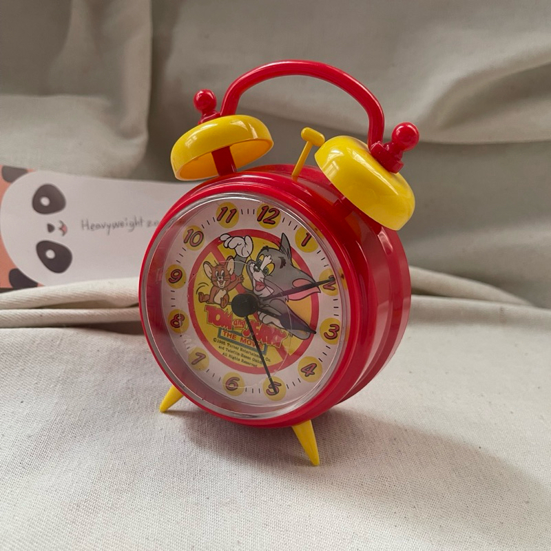 นาฬิกาปลุก Tom and Jerry งานปีเก่า 1995 สวยสภาพดี⭐️ใช้งานได้ปกติ