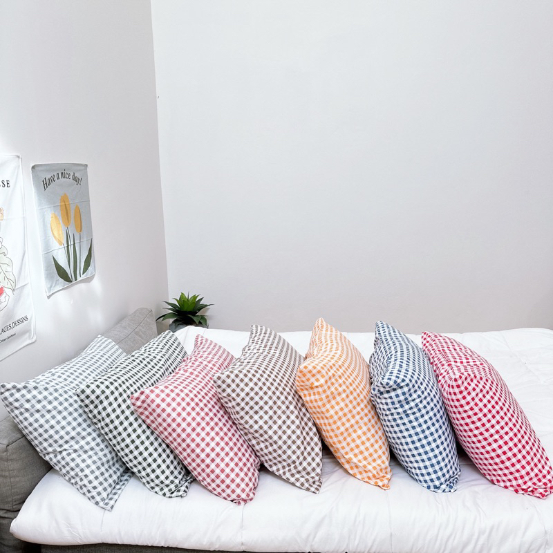 Pillowcase ปลอกหมอนหนุน ผ้าคอตตอน เนื้อนุ่มนิ้ม หนุนสบาย งานไทยพร้อมส่ง
