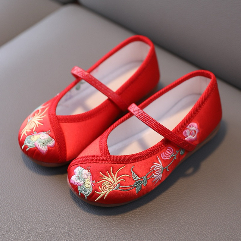 รองเท้าจีน รองเท้าจีนโบราณ สำหรับเด็ก คัชชูกี่เพ้า แนวจีนโบราณ