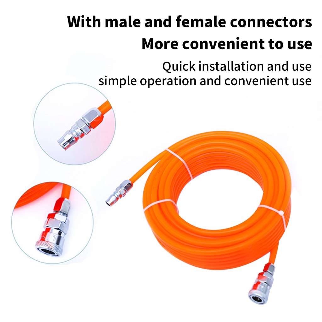 ท่อสปริง PU ยาว7เมตร สายลม แบบสปริง ขนาด 8 mm. แบบขดสปริง พร้อมหัวคอปเปอร์ สายยาง หลอดสปริง ท่อต่อนิวเมติก - รูปที่ 2