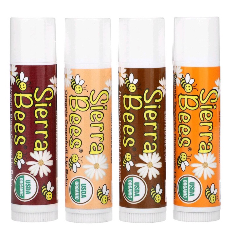 พร้อมส่ง exp 5/26 Sierra Bees ลิปบาล์มออร์แกนิก แท่งละ 0.15 ออนซ์ (4.25 ก.)