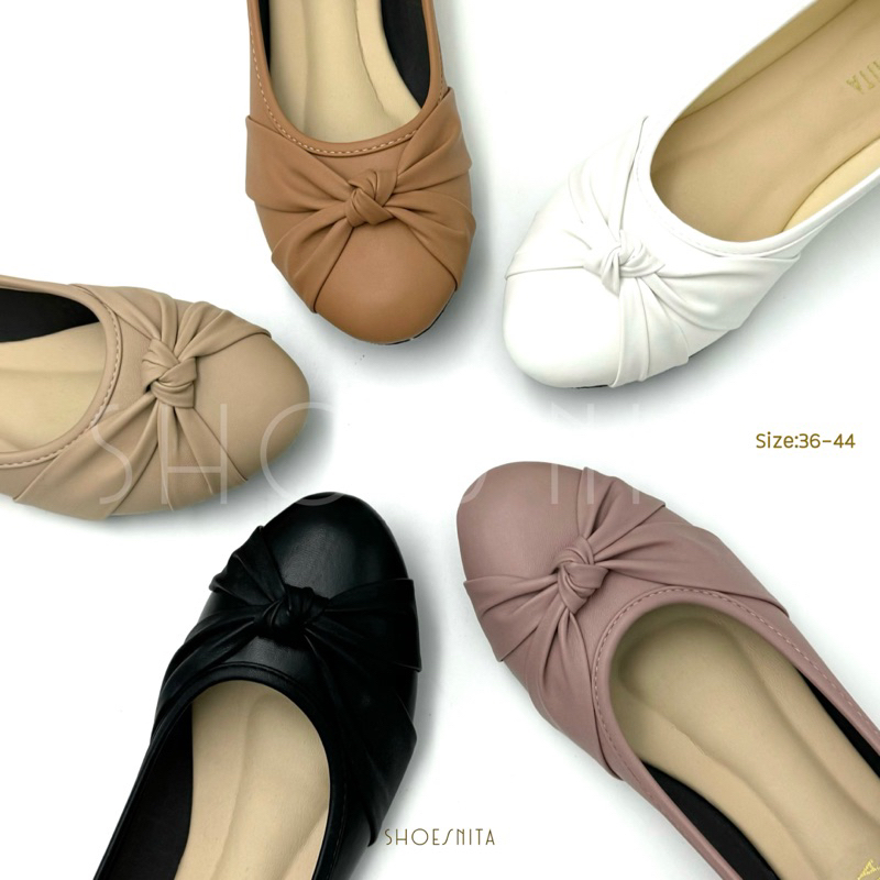 💖NEW💖 รองเท้าคัทชู ส้นแบนไซส์ใหญ่ 36-44 SHOESNITA