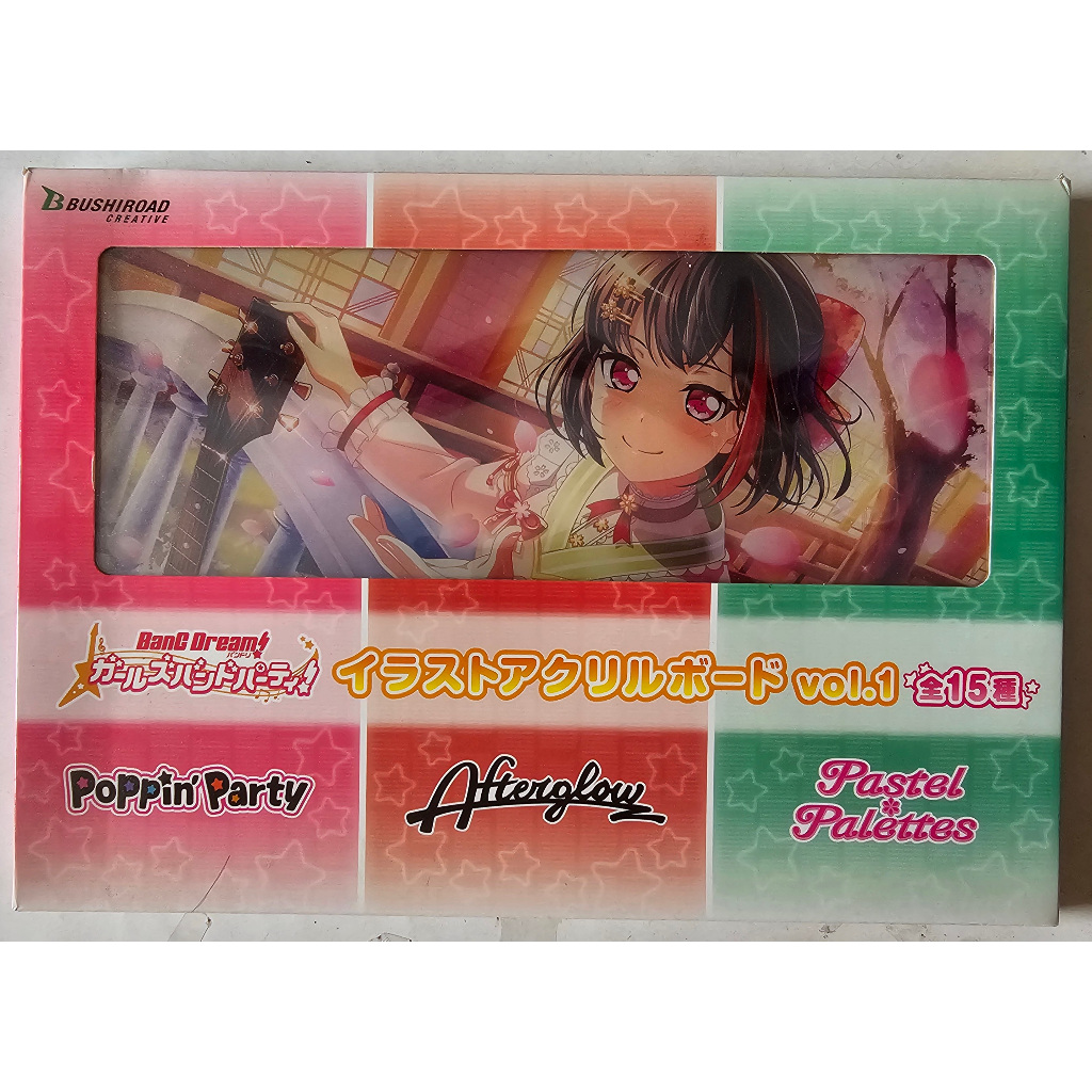 ของสะสมอนิเมะ Bang Dream Girls Band Party Illustration Acrylic Board Afterglow Mitake Ran Japan offi