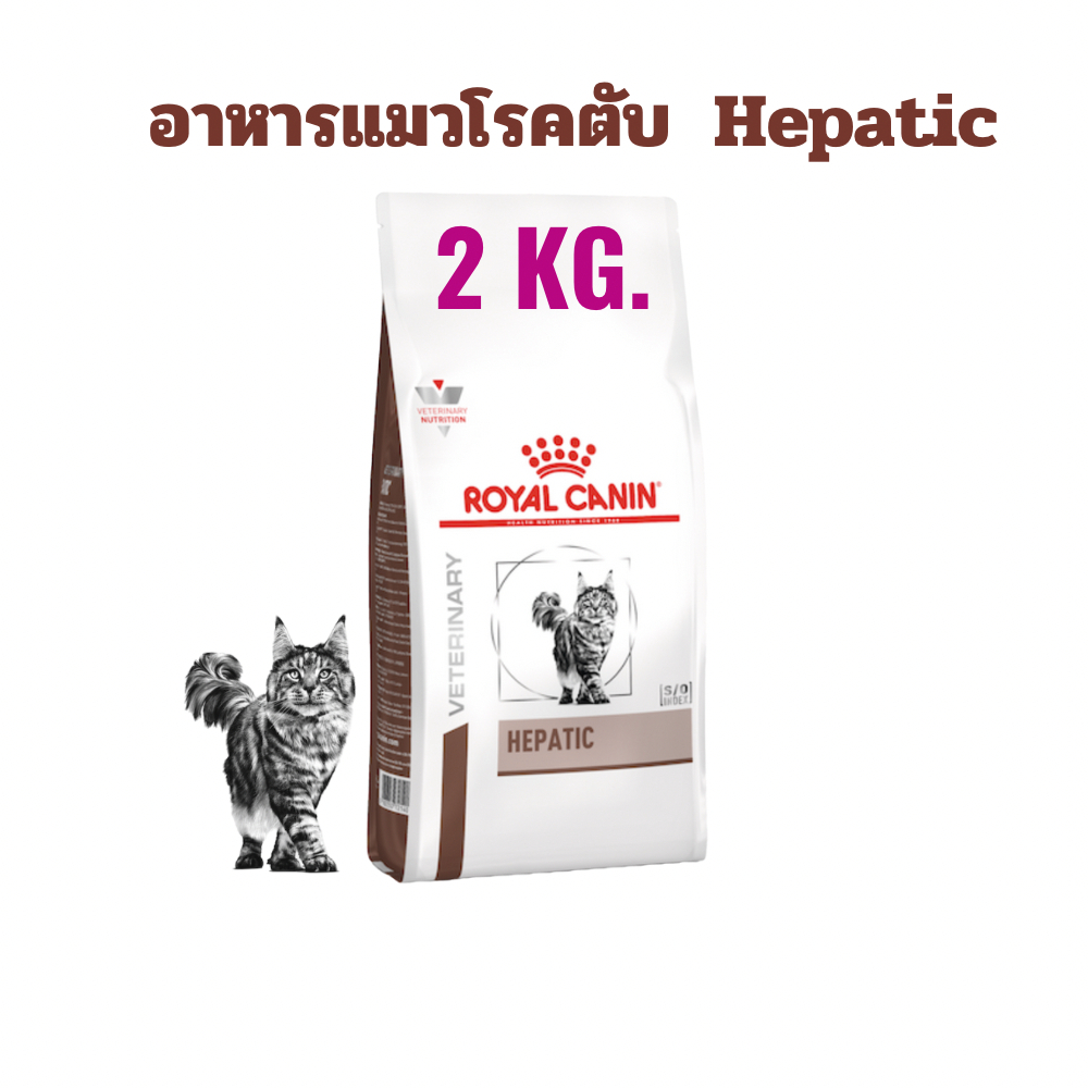 royal canin อาหารแมวโรคตับ hepatic 2 กิโลกรัม (หมดอายุ : 16/06/2025)