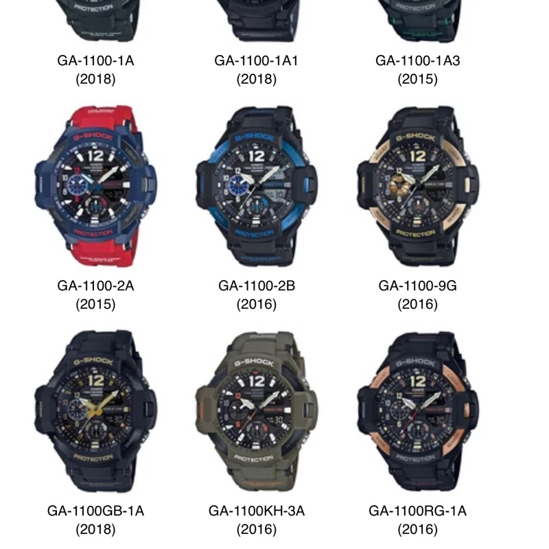 กรอบสายนาฬิกา G-shock รุ่นนักบิน GA-1000/ GA-1100 ใส่ได้ ของแท้100%