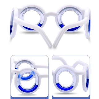 Anti- Motion Sickness Glasses Airsick Sickness Nausea Relief Lensless Glass แว่นตา 3D ป้องกันการป่วย