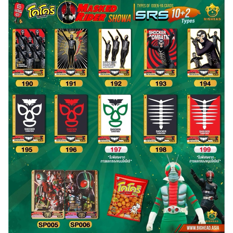 การ์ดระดับ SRS: การ์ด Masked Rider Showa Power Card